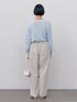 【 予約:11月中旬 】BOX TUCK PEG PANT /Y264-31124