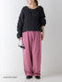 【 予約:11月中旬 】BOX TUCK PEG PANT /Y264-31124
