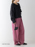 【 予約:11月中旬 】BOX TUCK PEG PANT /Y264-31124