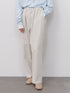【 予約:11月中旬 】BOX TUCK PEG PANTS /Y264-31124