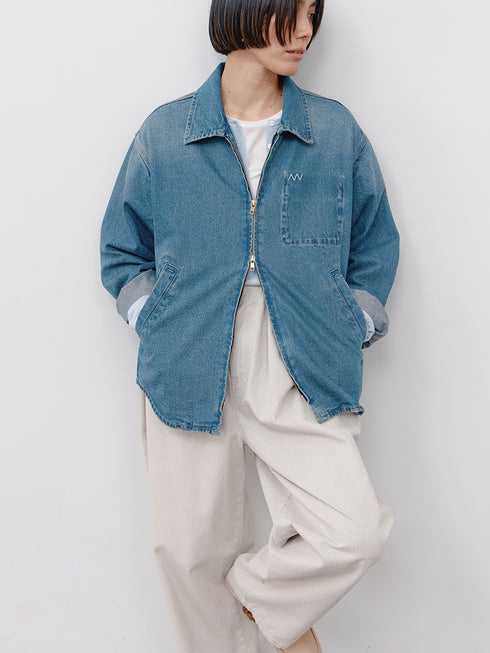 【 予約:1月中旬 】DENIM ZIP UP JACKET /Y264-41139
