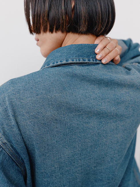 【 予約:1月中旬 】DENIM ZIP UP JACKET /Y264-41139