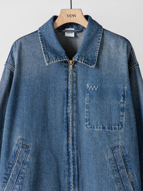 【 予約:1月中旬 】DENIM ZIP UP JACKET /Y264-41139