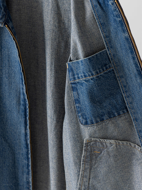 【 予約:1月中旬 】DENIM ZIP UP JACKET /Y264-41139