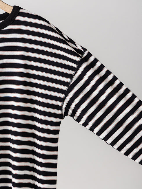 【 予約:10月中旬 】STRIPE FORM LONG T /Y264-81111
