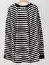 【 予約:10月中旬 】STRIPE FORM LONG T /Y264-81111