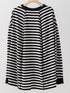 【 予約:10月中旬 】STRIPE FORM LONG T /Y264-81111