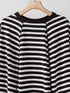 【 予約:10月中旬 】STRIPE FORM LONG T /Y264-81111