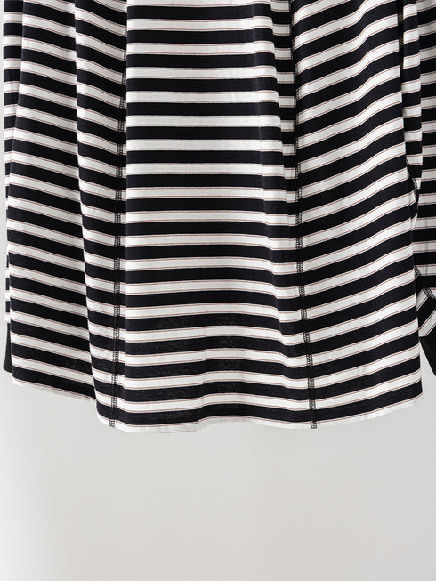 【 予約:10月中旬 】STRIPE FORM LONG T /Y264-81111