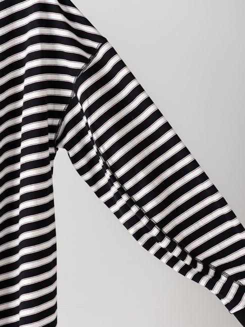 【 予約:10月中旬 】STRIPE FORM LONG T /Y264-81111