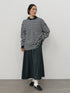 【 予約:10月中旬 】STRIPE FORM LONG T /Y264-81111