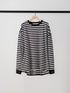 【 予約:10月中旬 】STRIPE FORM LONG T /Y264-81111