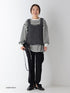 【 予約:10月中旬 】STRIPE FORM LONG T /Y264-81111