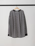 【 予約:10月中旬 】STRIPE FORM LONG T /Y264-81111