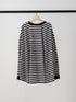 【 予約:10月中旬 】STRIPE FORM LONG T /Y264-81111