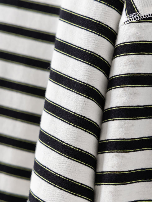 【 予約:10月中旬 】STRIPE FORM LONG T /Y264-81111