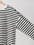 【 予約:10月中旬 】STRIPE FORM LONG T /Y264-81111