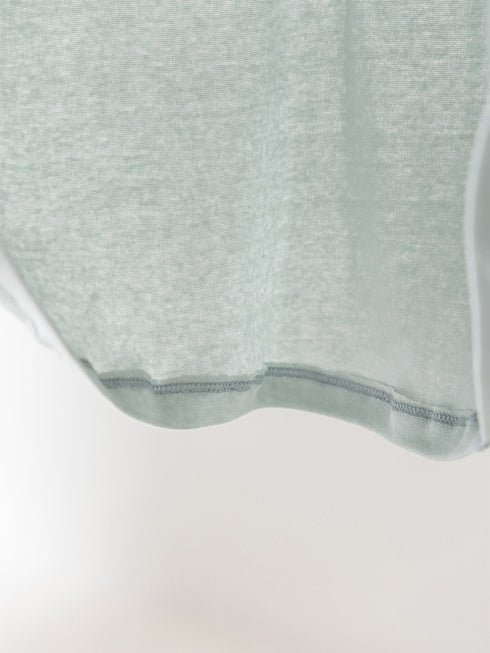【 予約:10月中旬 】SHEER COTTON LONG T /Y264-81112