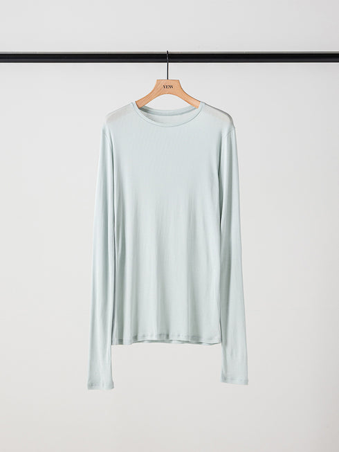 【 予約:10月中旬 】SHEER COTTON LONG T /Y264-81112