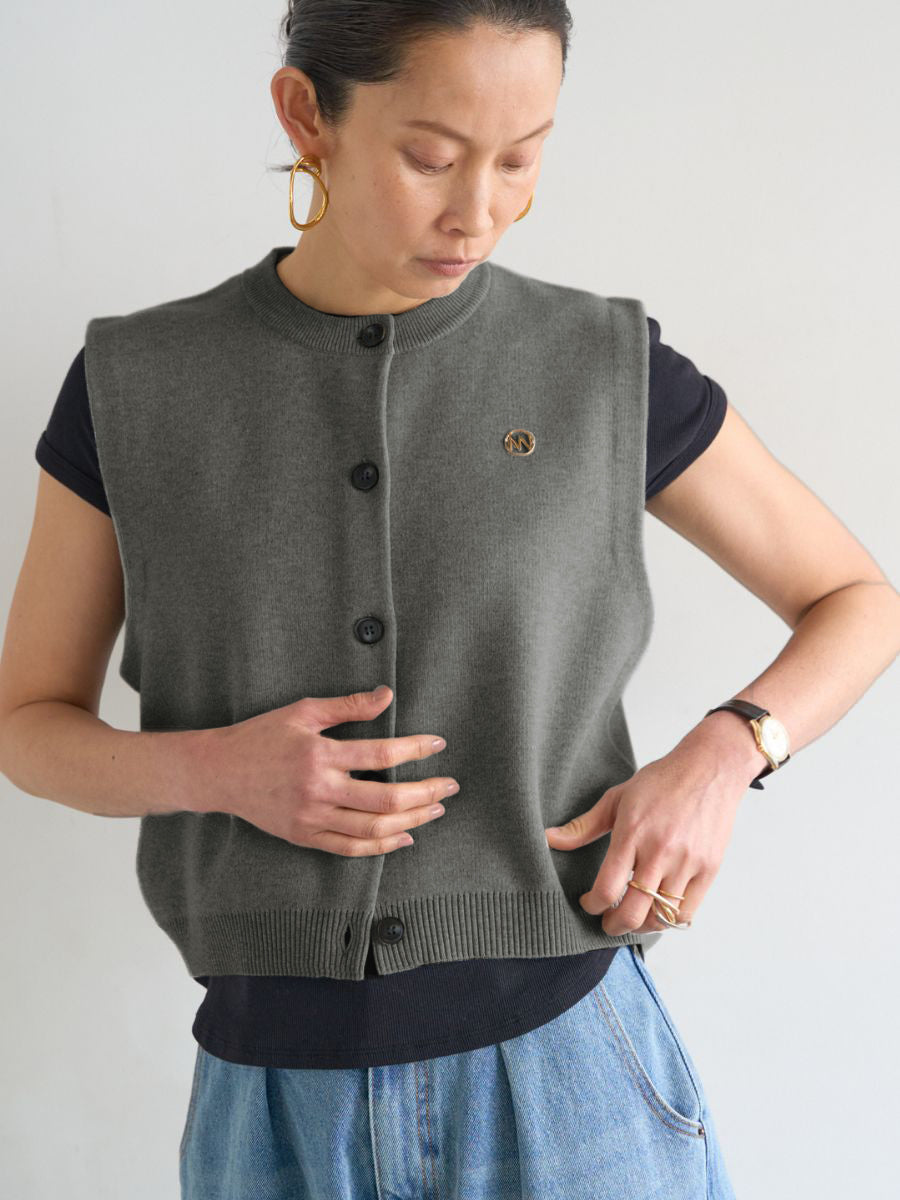 限定 】DOUBLE FACE KNIT VEST / Y242-91036-6 – PERSON&PEOPLE ONLINE