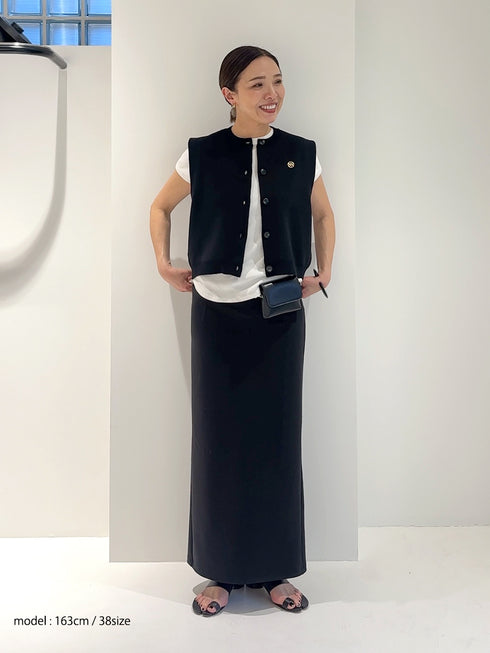 【 予約:11/下旬~12月上旬 】ADJUST SLIT SKIRT /Y252-22032-9
