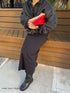 【 予約:11/下旬~12月上旬 】ADJUST SLIT SKIRT /Y252-22032-9