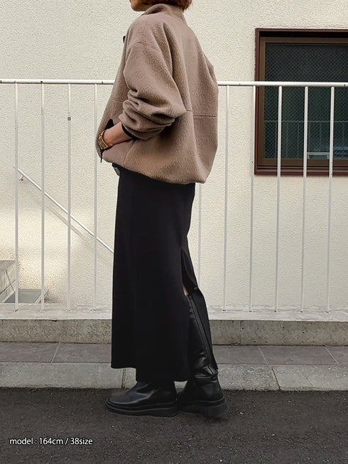 【 予約:11/下旬~12月上旬 】ADJUST SLIT SKIRT /Y252-22032-9