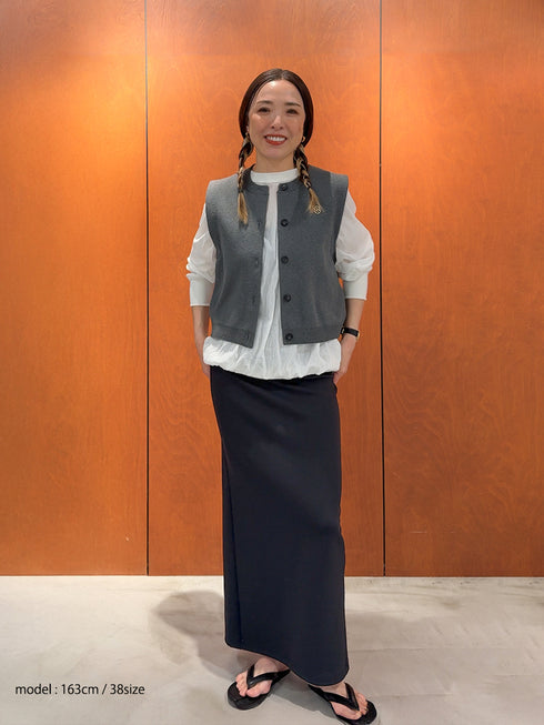 【 予約:11/下旬~12月上旬 】ADJUST SLIT SKIRT /Y252-22032-9