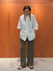 【 予約:8月下旬 】ROUND FORM SHIRT /Y261-11005-2