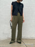 【 予約:6月上旬 】SIDE SLIT SLACKS /Y262-31039-2