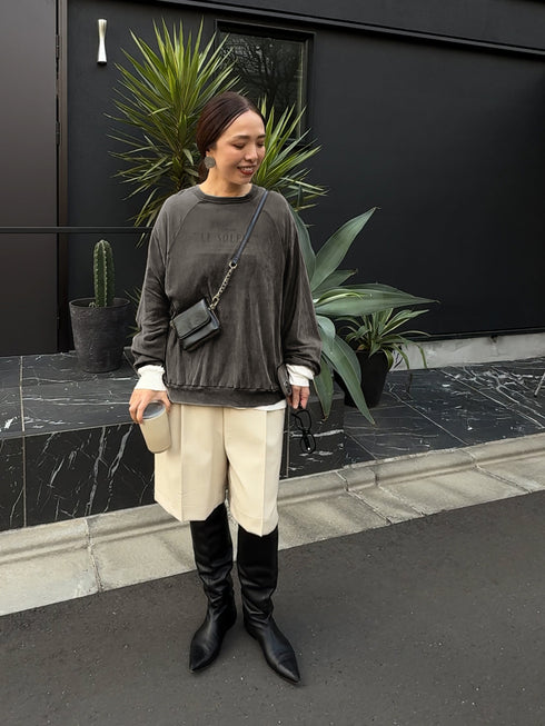 【 予約:8月中旬 】FLOCKY TULLE PO /Y254-81115-2