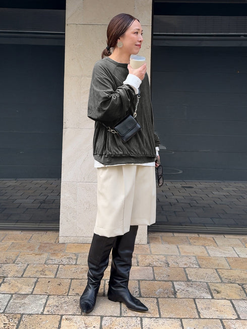 【 予約:8月中旬 】FLOCKY TULLE PO /Y254-81115-2