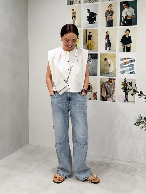 SLEEVELESS SHIRT /Y262-11040