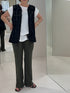 【 予約:8月下旬 】SIDE SLIT SLACKS /Y263-31107