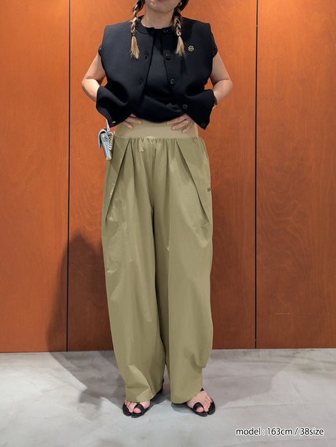 【 予約:7月中旬 】WAIST RIB CURVE PT /Y262-31068