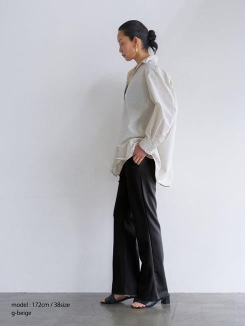 【 予約:8月下旬 】W JERSEY FLARE PT /Y263-31081-2