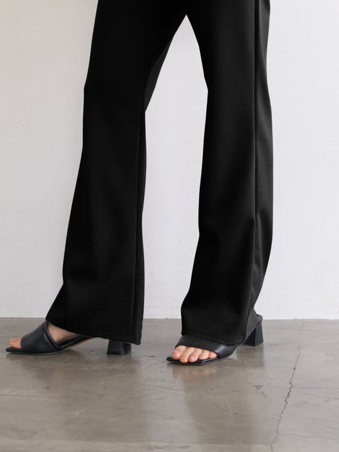 【 予約:8月下旬 】W JERSEY FLARE PT /Y263-31081-2