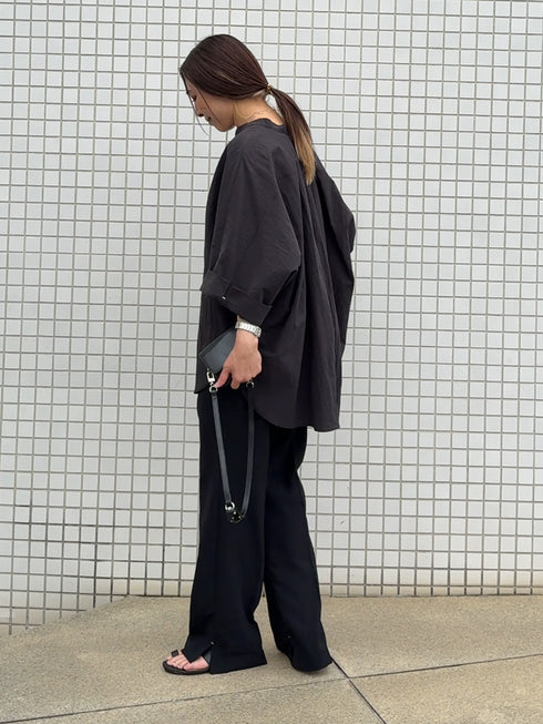 【 予約:8月下旬 】SIDE SLIT SLACKS /Y263-31107