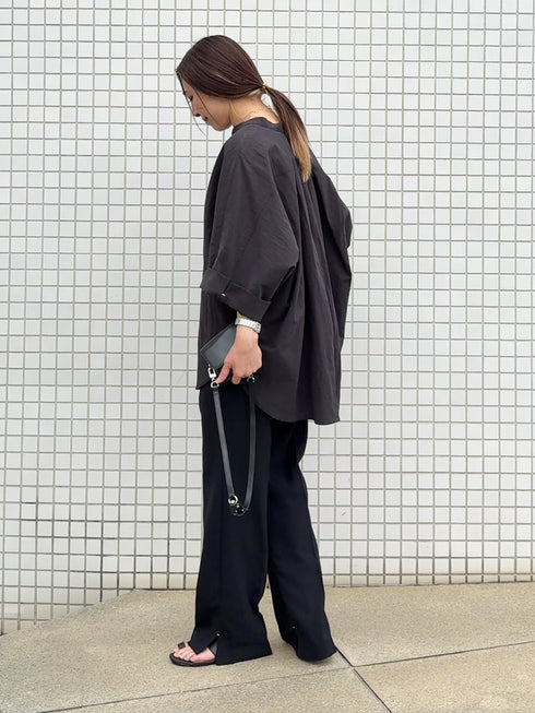【 予約:8月下旬 】SIDE SLIT SLACKS /Y263-31107
