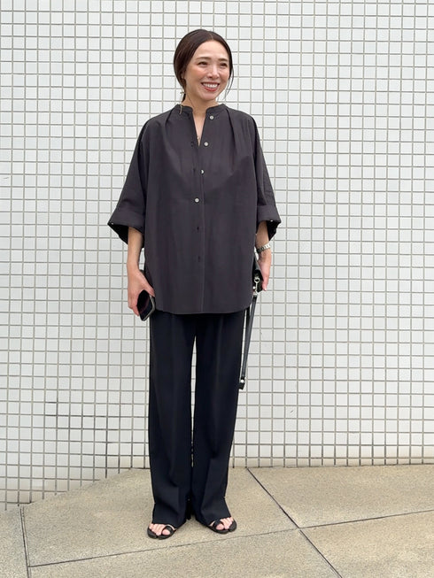 【 予約:8月下旬 】SIDE SLIT SLACKS /Y263-31107