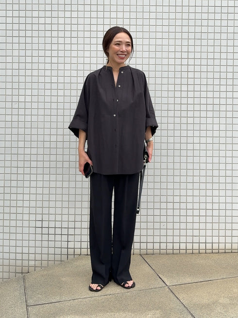 【 予約:8月下旬 】SIDE SLIT SLACKS /Y263-31107