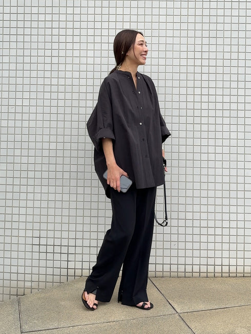 【 予約:8月下旬 】SIDE SLIT SLACKS /Y263-31107