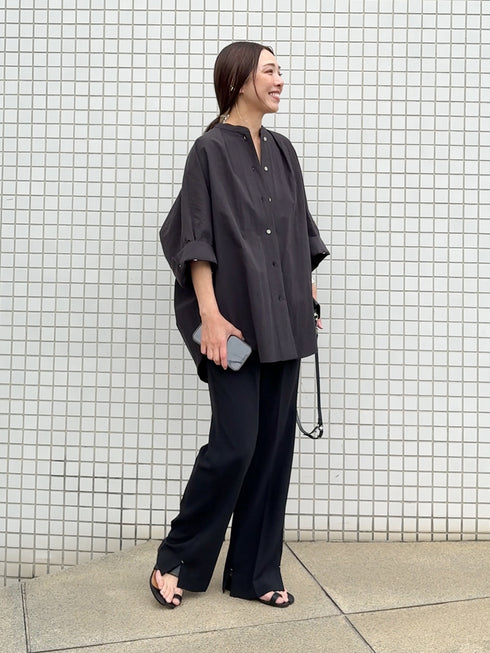 【 予約:8月下旬 】SIDE SLIT SLACKS /Y263-31107