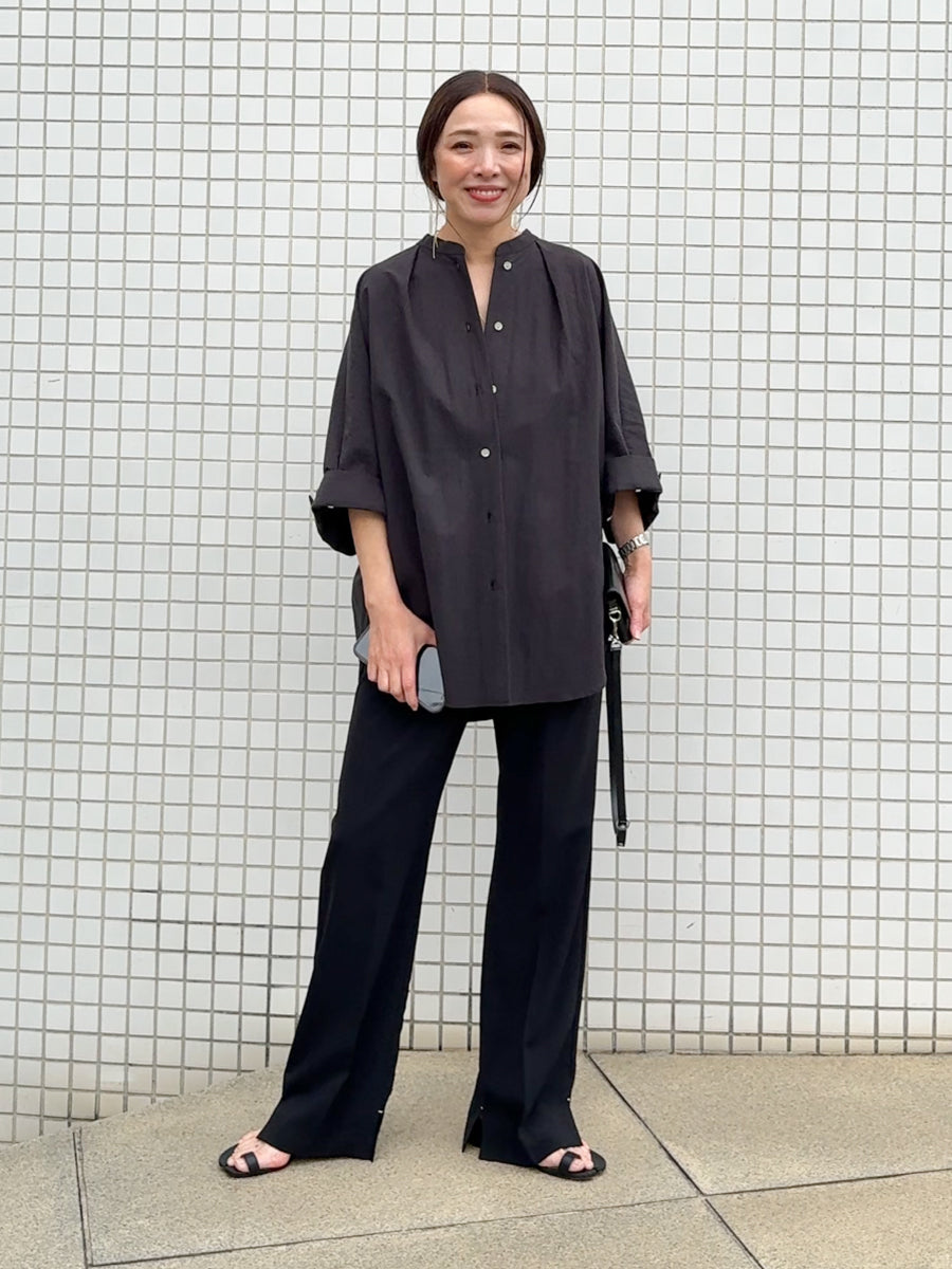予約：8月下旬 】SIDE SLIT SLACKS /Y263-31107 – PERSON&PEOPLE