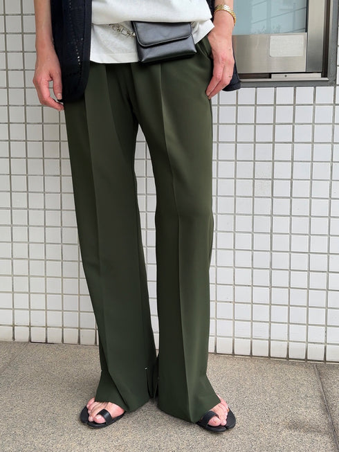 【 予約:8月下旬 】SIDE SLIT SLACKS /Y263-31107