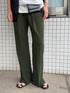 【 予約:8月下旬 】SIDE SLIT SLACKS /Y263-31107