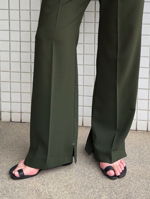 【 予約:8月下旬 】SIDE SLIT SLACKS /Y263-31107