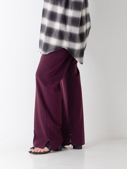 【 予約:10月中旬 】SIDE SLIT SLACKS /Y263-31107-2