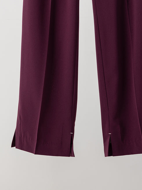 【 予約:10月中旬 】SIDE SLIT SLACKS /Y263-31107-2