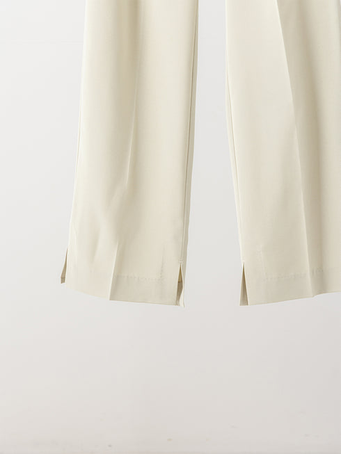 【 予約:10月中旬 】SIDE SLIT SLACKS /Y263-31107-2